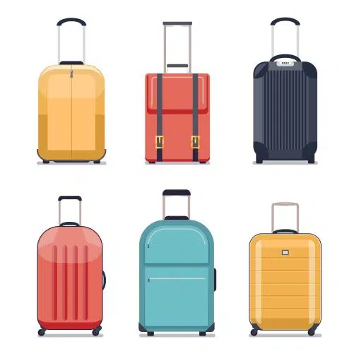 travel luggage travel suitcase icons luggage set vacation journey 1 طرح وکتور لوگو آیکون تلفن - موبایل