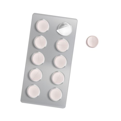 vector realistic pill blister pack 1