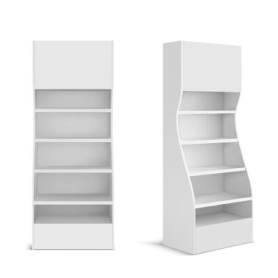 موکاپ کمد لوازم - کمد طرح موج دار