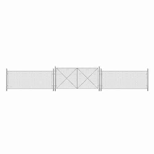 wire fence 1 آرم سیاه-طلایی-هندسی