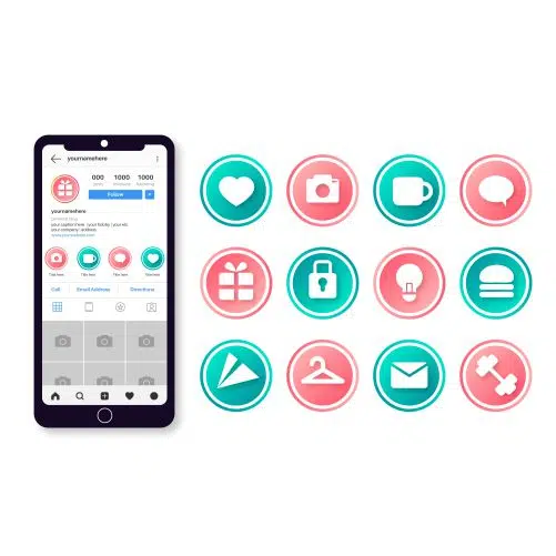 gradient instagram highlights collection 2 1 پکیج ایکون هایلایت های فانتزی دخترانه -2021