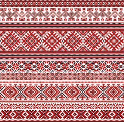 طرح وکتور نقوش پیکسل گلیم