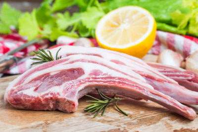 عکس با کیفیت دنده گوشت با سبزیجات- 11