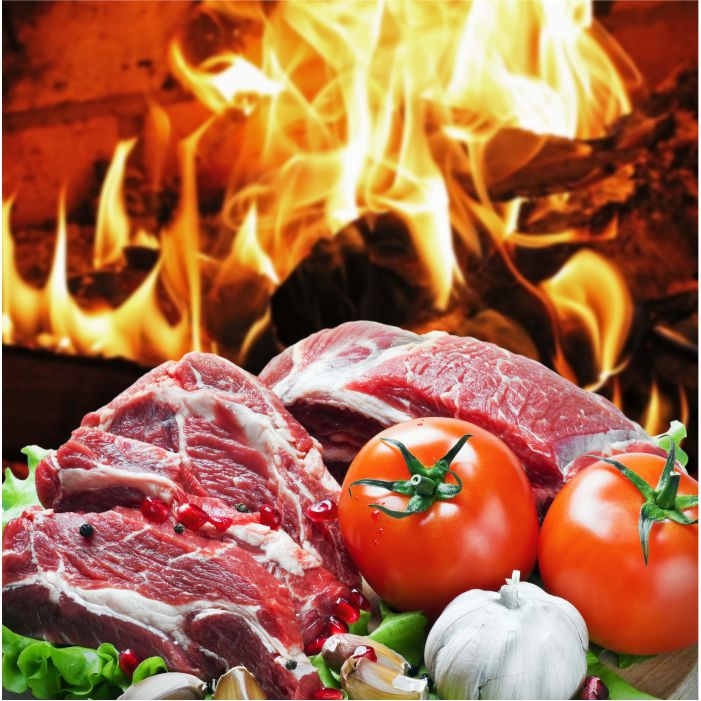 Meat HWnorth 4 1 عکس با کیفیت گوشت و سبزیحات - آتش - 4