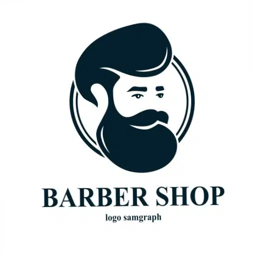 barber shop logo 1 ست وکتور تتو فشن