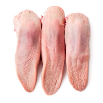 طرح گوشت گاو خام - زبان ها