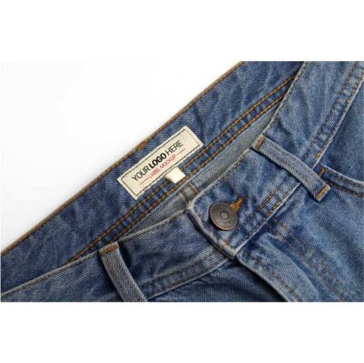 طرح شلوار جین - برچسب موکاپ