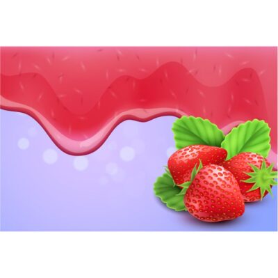 طرح پس زمینه مربا توت فرنگی