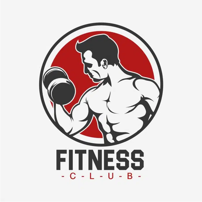 fitness logo template design 1 پوستر انسان - اندام - خطرات سلامتی - پزشکی