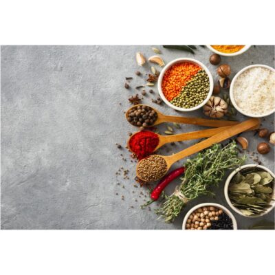 طرح وکتور ادویه غذا