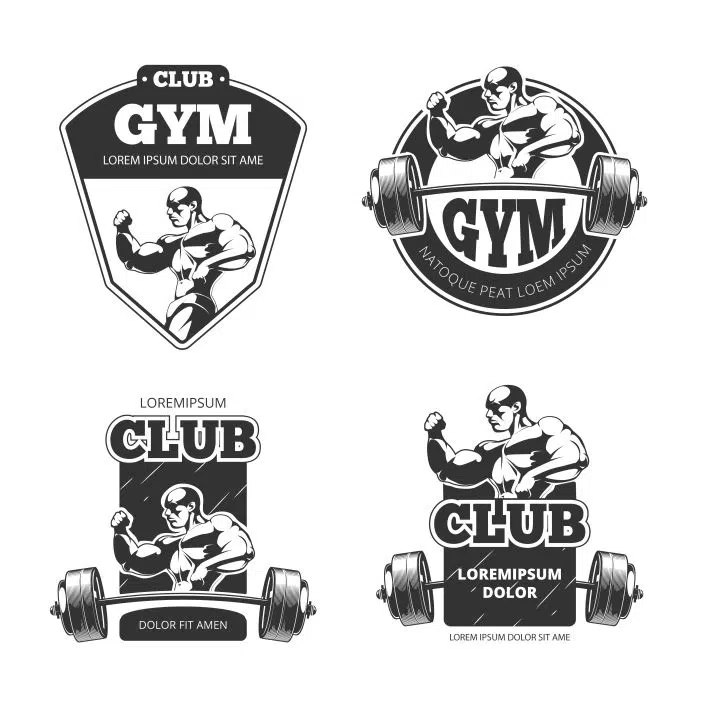طرح باشگاه فیتنس - لوگو ورزشی تناسب اندام - بدنسازی 1 gym fitness logos sport fitness gym bodybuilding gym logos 1 طرح باشگاه فیتنس - لوگو ورزشی تناسب اندام - بدنسازی