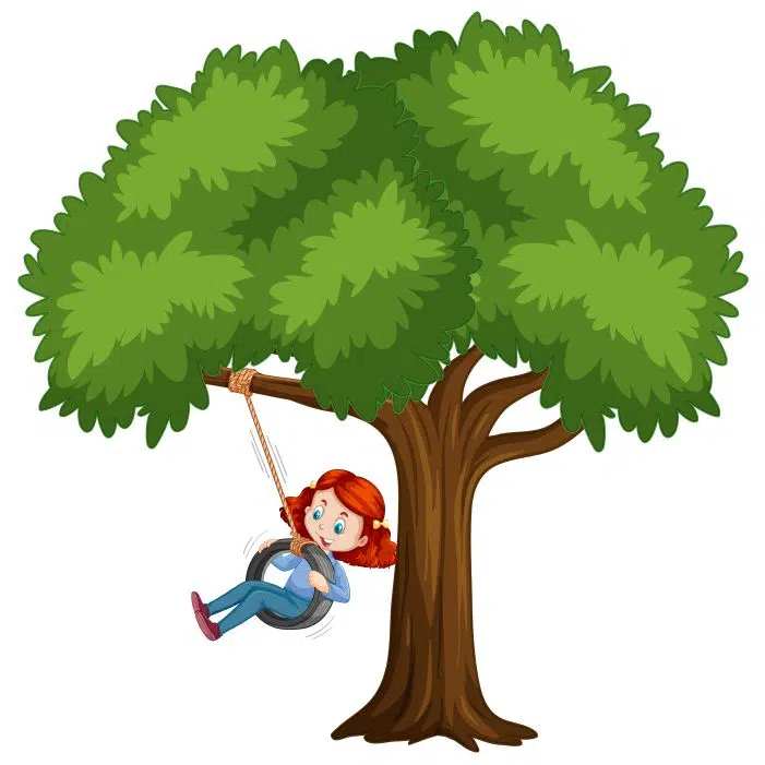 kid playing tire swing tree white 1 آیکون های ورزشی - بازی ها - بک گراند