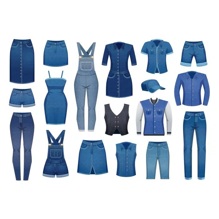 ست آیکون مدرن لباس جین -مردانه - زنانه -پس زمینه سفید 1 modern denim clothing men women set icons isolated white 1 ست آیکون مدرن لباس جین -مردانه - زنانه -پس زمینه سفید