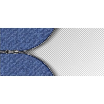 طرح زیپ و بافت شلوار جین