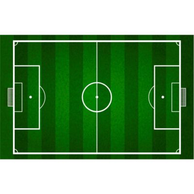 وکتور زمین فوتبال سبز