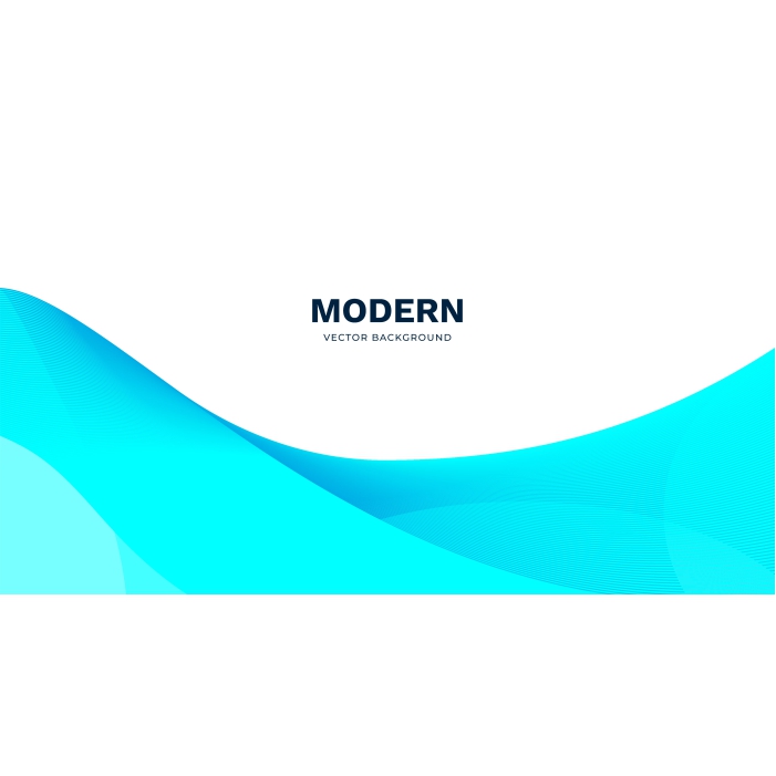 vibrant blue wave shape with white background 1