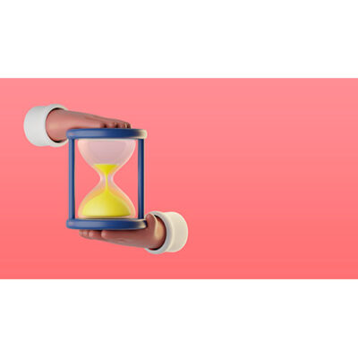 طرح آیکون سه بعدی ساعت شنی