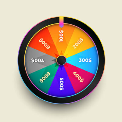 طرح وکتور گردونه شانس