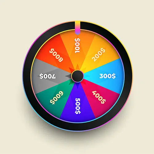Colorful wheel fortune luck design 1 انتزاعی-پس زمینه-طراحی-قرمز عمیق