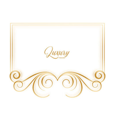 قاب خالی با حاشیه گل با فضای خالی نوشتن