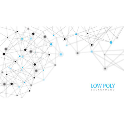 پس زمینه هندسی و راس پوشیده با نقاط رنگی