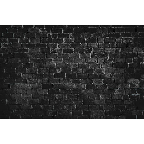 black textured brick wall background 1