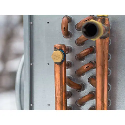 burst copper pipes from cold closeup 2 تصویر