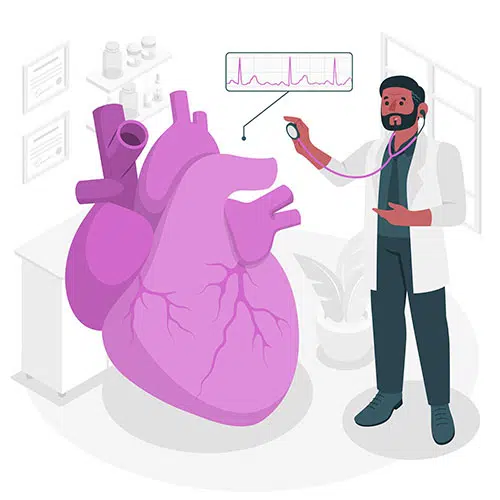 تصویر وکتور متخصص و دکتر قلب 1 cardiologist concept illustration 1 تصویر