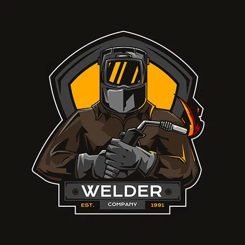detailed welder logo template 4 1 لوگو