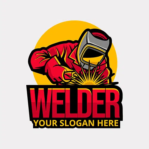 detailed welder logo template 6 1 لوگو