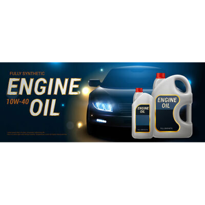 طرح آماده و بنر روغن موتور ماشین