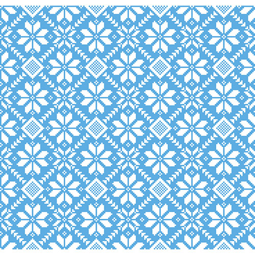 llustration ukrainian folk seamless pattern ornament 1 طرح