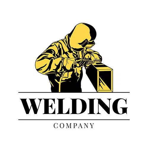 logo template with welder with details 1 تصویر