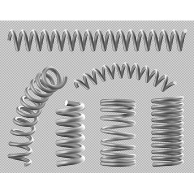 تصویر با کیفیت نمای داخلی کارخانه و ابزاری فلزی کویل