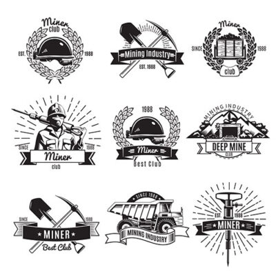 لوگوی قدیمی صنعت معدن