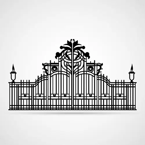 ornamental gate isolated 1 تصویر
