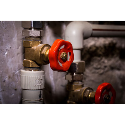 تصویر با کیفیت لوله کشی با شیرآلات