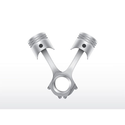 وکتور پیستون های ماشین