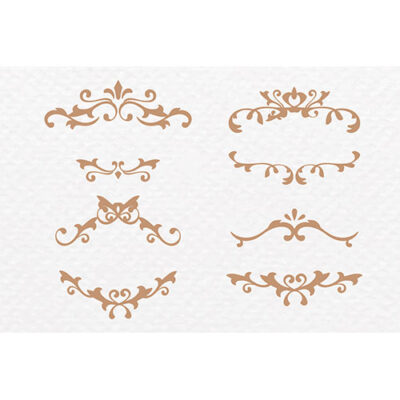 وکتور گوشه و کناره طلایی حاشیه کادر