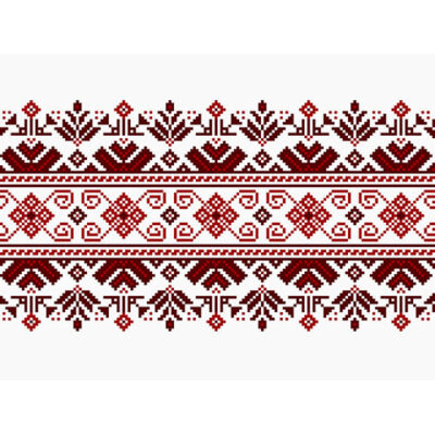 طرح سنتی زمینه و گلیم با شکل های هندسی منظم