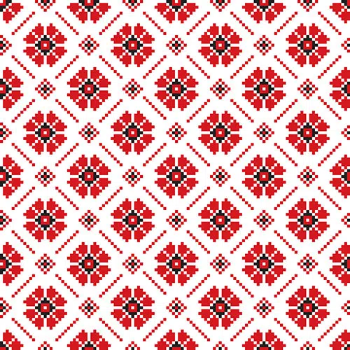 vector illustration ukrainian folk seamless pattern ornament ethnic ornament border element2 1 وکتور آشپز