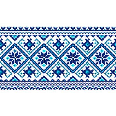 تصویر وکتور زمینه گلیم و ستنی با دمای رنگی سبز آبی و سرمه ای