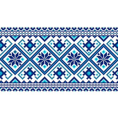 vector illustration ukrainian folk seamless pattern ornament ethnic ornament border element3 1 وکتور آشپز