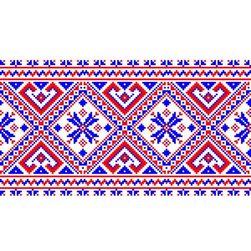 vector illustration ukrainian folk seamless pattern ornament ethnic ornament border element4 1 وکتور آشپز