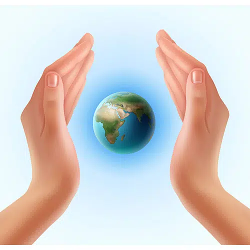 woman s hands protecting world 1 مجموعه