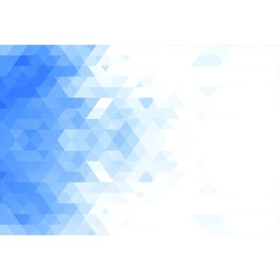 طرح وکتور انتزاعی پس  زمینه آبی با اشکال هندسی