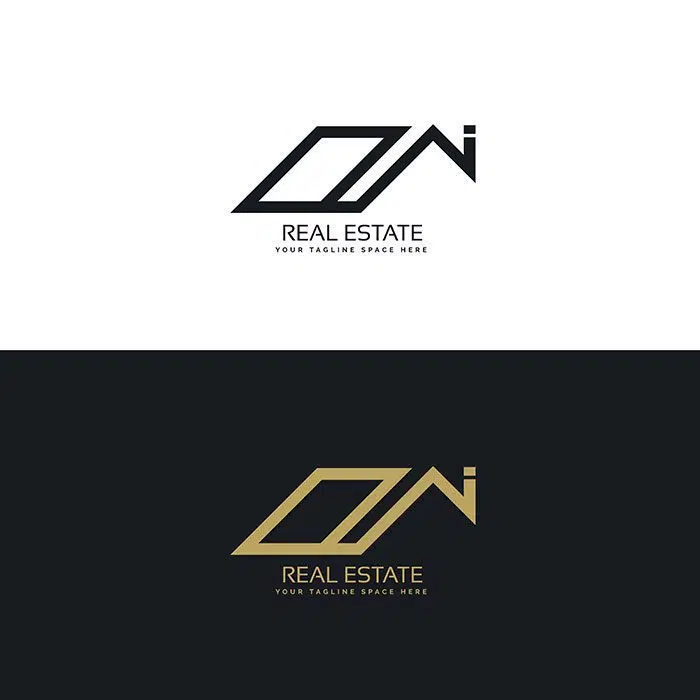 abstract real estate logo 1 انتزاعی-شیک-موج-بنر-پس زمینه_2