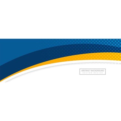 طرح انتزاعی وکتور پس زمینه موج نارنجی و سرمه ای