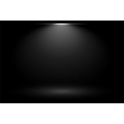 طرح پس زمینه مشکی با نور پردزای از بالا