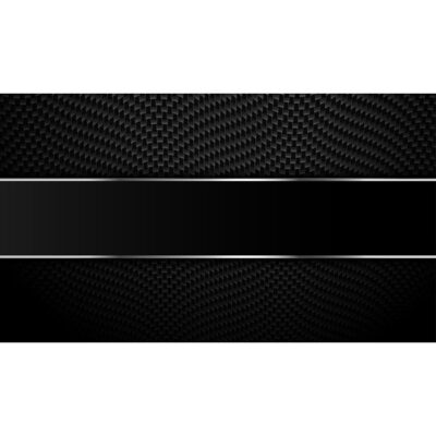 طرح پس زمینه سیاه با بافت فیبر کربن با خطوط فلزی